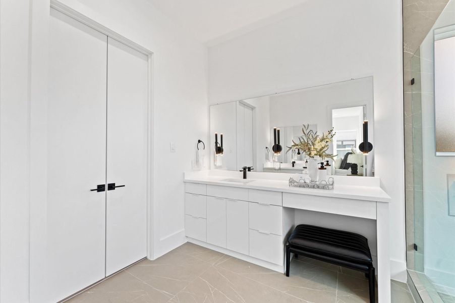 Furnished interior view inside a new home in , Houston (Image 8).