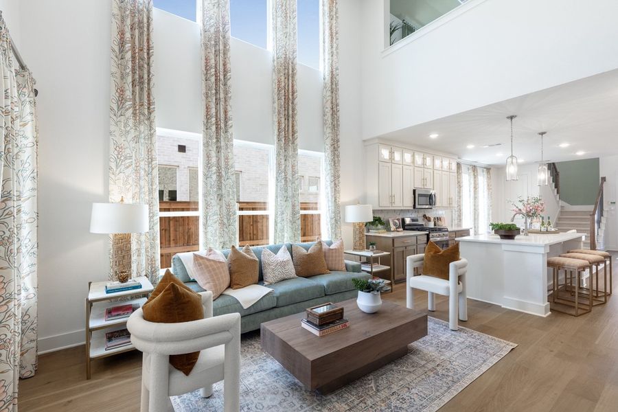 Representative Family Room - some options shown