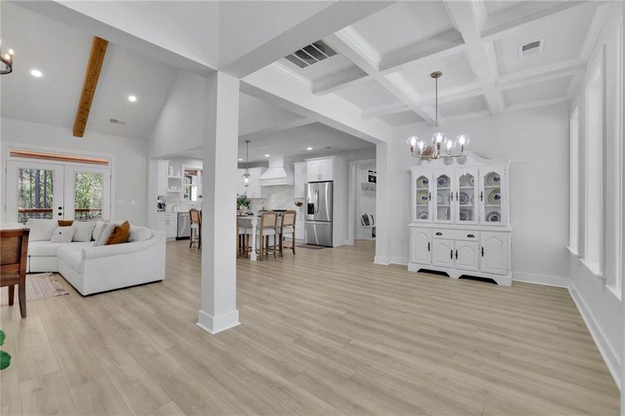 Furnished interior view inside a new home in , Monroe (Image 10).