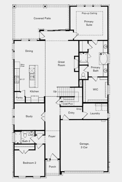 Additional Highlights Include: Electric fireplace, pre-plumb sink at laundry and outdoor sink, pendant lights over kitchen island, and standard railings in place of half walls. Additional Highlights Include: Electric fireplace, pre-plumb sink at laundry and outdoor sink, pendant lights over kitchen island, and standard railings in place of half walls.