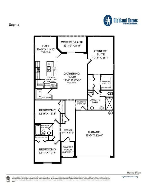 Sophia - Home Layout