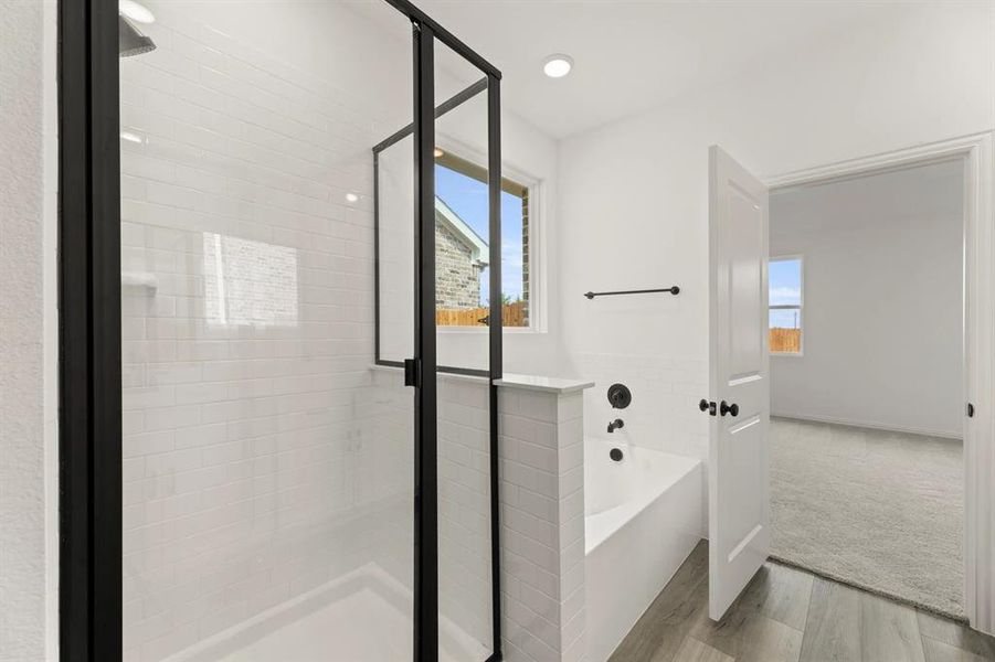 Furnished interior view inside a new home in Coyote Meadows 50s, Anna (Image 9). Furnished interior view inside a new home in Coyote Meadows 50s, Anna (Image 9).