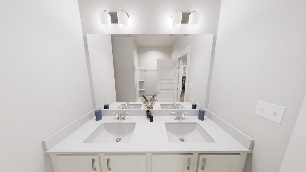 Furnished interior view inside a new home in Golden Gate, High Point (Image 13).