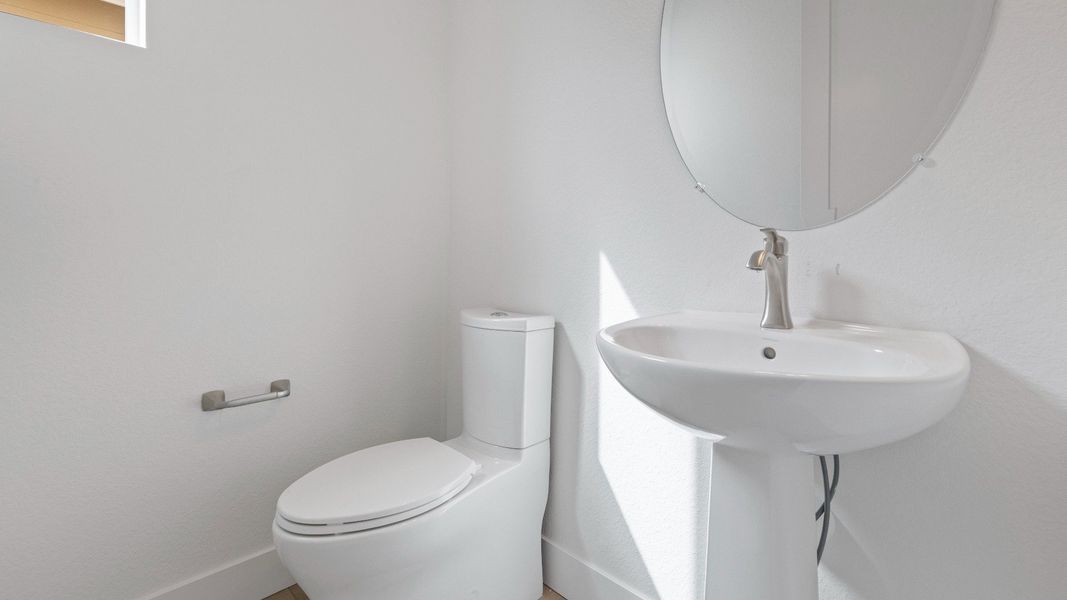 Furnished interior view inside a new home in Dillon Pointe - Journey, Broomfield (Image 21).