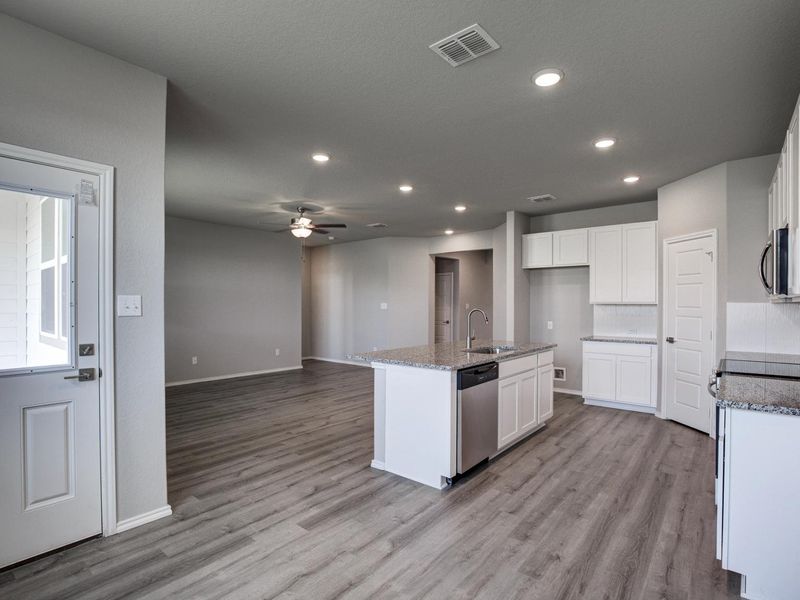 Representative furnished interior of a home built from the The Asheville E by Davidson Homes LLC in Hannah Heights, Seguin (Image 5). Representative furnished interior of a home built from the The Asheville E by Davidson Homes LLC in Hannah Heights, Seguin (Image 5).