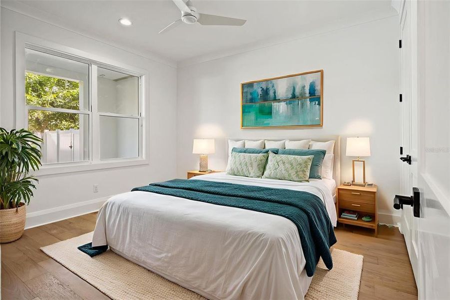 Furnished interior view inside a new home in , Tampa (Image 19).