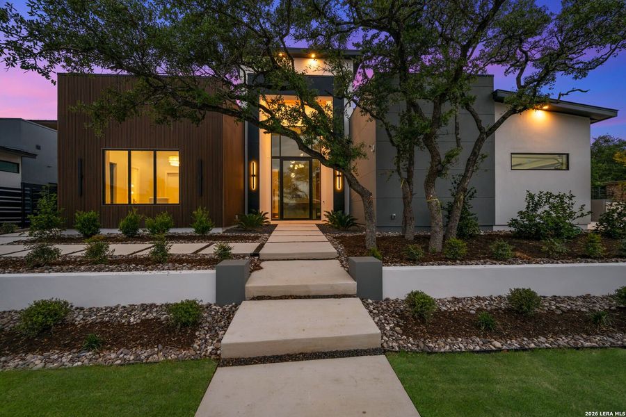 Front exterior of a new home in , San Antonio, TX, highlighting curb appeal (Image 25).