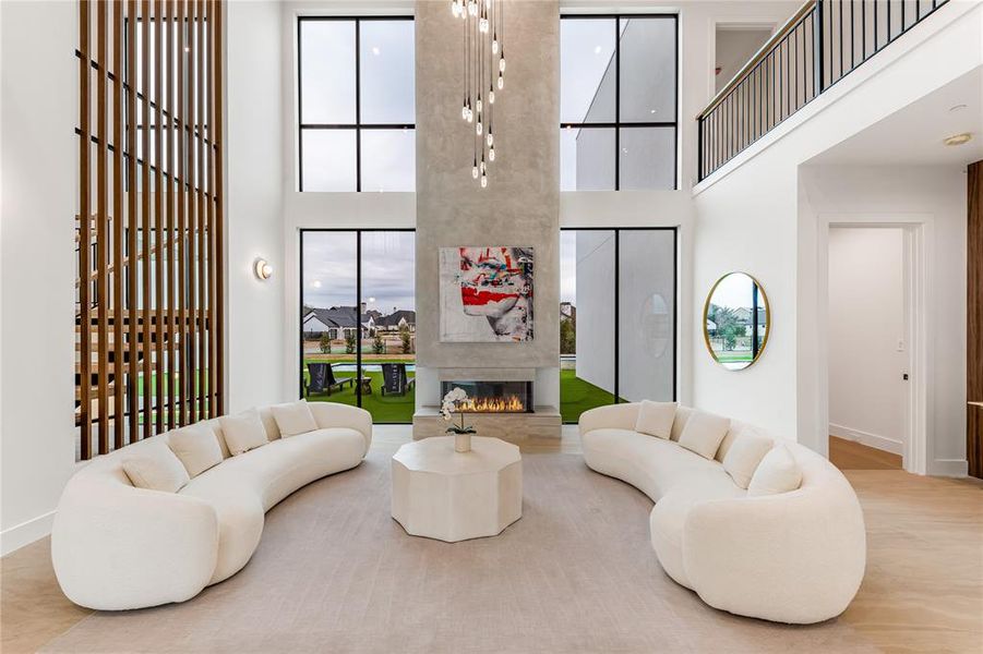 Furnished interior view inside a new home in , Heath (Image 5).