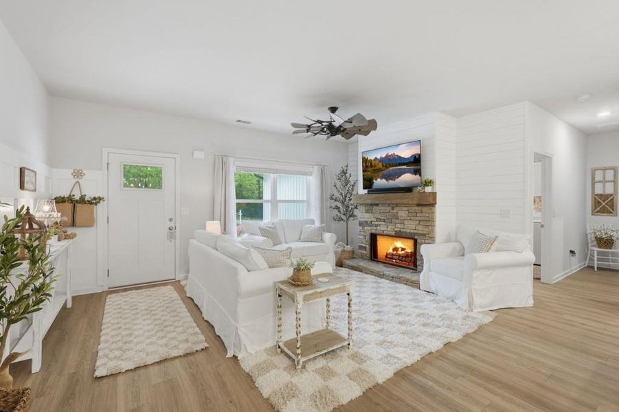 Furnished interior view inside a new home in , Demorest (Image 20).