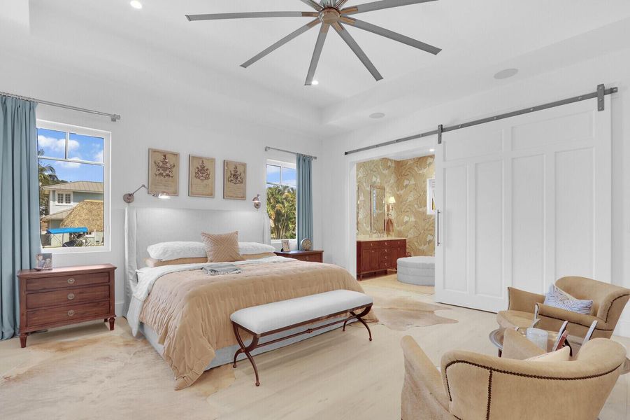 Furnished interior view inside a new home in , Jupiter (Image 10).