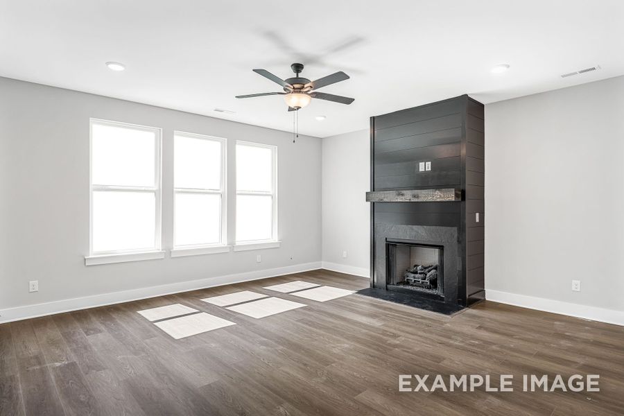 Representative unfurnished interior of a home built from the The Henry A-BF by Davidson Homes LLC in Bradshaw Farms, Mount Juliet (Image 17).