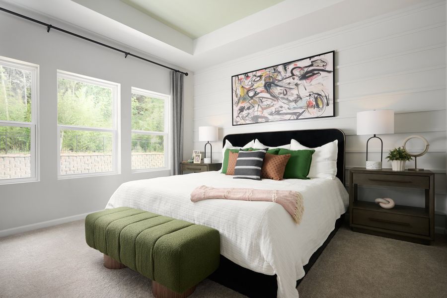 Representative furnished interior of a home built from the The Nuthatch Vista by David Weekley Homes in Westwood Reserve, Charlotte (Image 5). Representative furnished interior of a home built from the The Nuthatch Vista by David Weekley Homes in Westwood Reserve, Charlotte (Image 5).