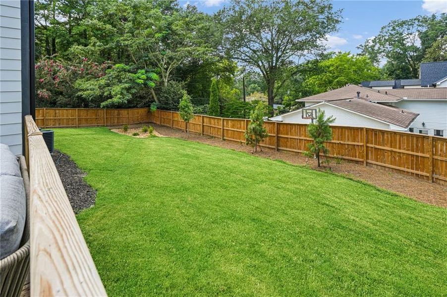 Exterior details and patio area of a home in , Atlanta (Image 33).