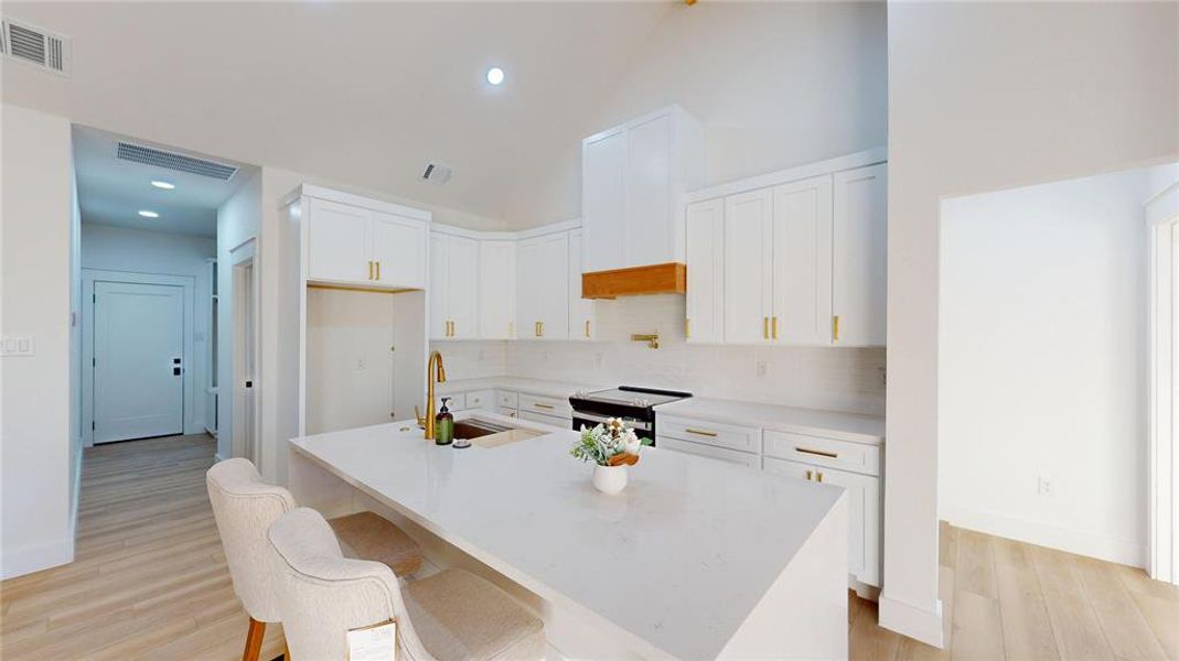 Furnished interior view inside a new home in , Fort Worth (Image 9). Furnished interior view inside a new home in , Fort Worth (Image 9).