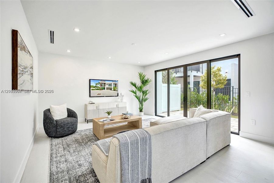 Furnished interior view inside a new home in , Dania Beach (Image 32).
