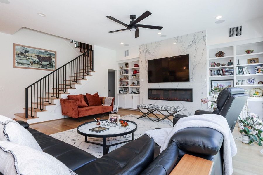 Furnished interior view inside a new home in , Houston (Image 6).