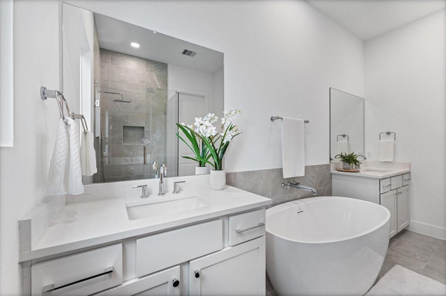 Furnished interior view inside a new home in , Houston (Image 15). Furnished interior view inside a new home in , Houston (Image 15).