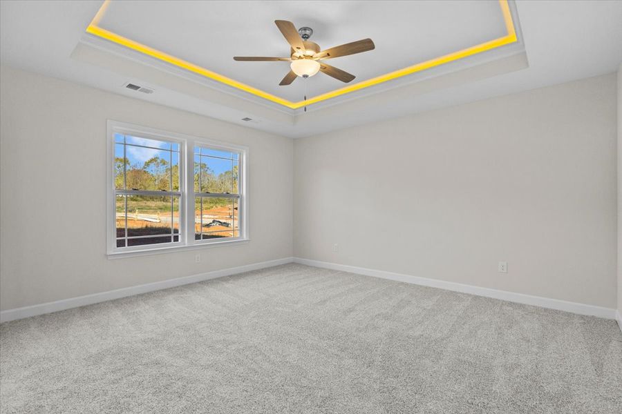 Representative unfurnished interior of a home built from the Morgan by Enchanted Homes in Lonesome Dove, San Antonio (Image 19).