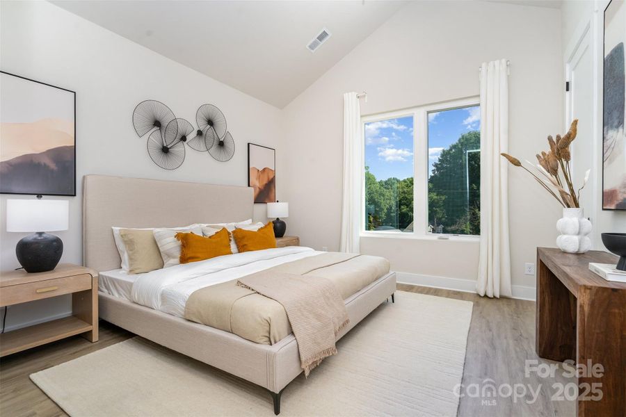 Furnished interior view inside a new home in , Charlotte (Image 13).