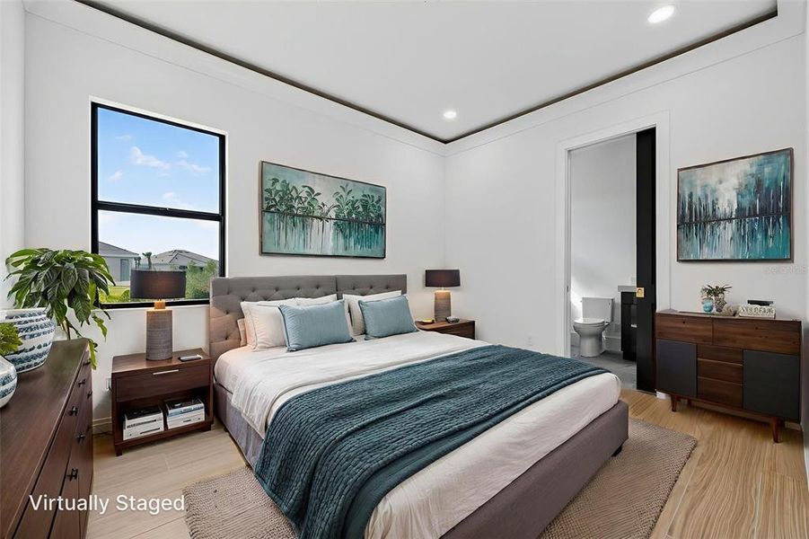 Furnished interior view inside a new home in , Sarasota (Image 13).