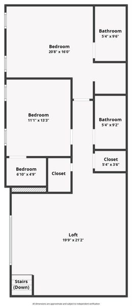 2D floor plan layout of this home in , Port St. Lucie, FL (Image 4).