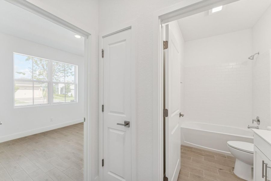 Entry to Bedroom 2 & Hall Bath