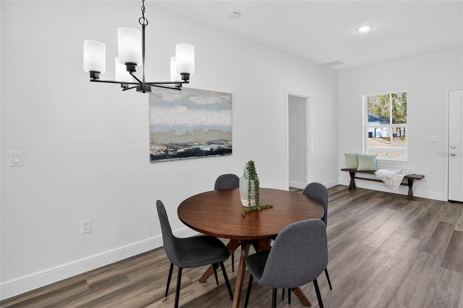 Furnished interior view inside a new home in , Citrus Springs (Image 5).