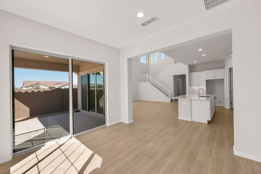 Spacious, unfurnished interior of a new home in Harvest - Enchantment Series, Queen Creek (Image 32). Spacious, unfurnished interior of a new home in Harvest - Enchantment Series, Queen Creek (Image 32).
