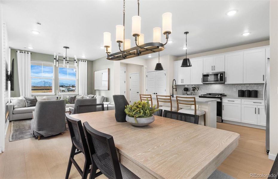 Furnished interior view inside a new home in Barefoot Village, Longmont (Image 9).