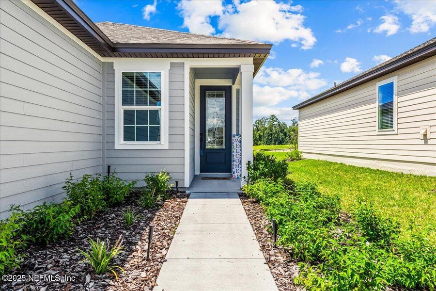 Exterior details and patio area of a home in Jennings Farm, Middleburg (Image 4). Exterior details and patio area of a home in Jennings Farm, Middleburg (Image 4).