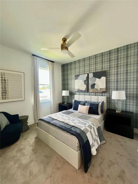 Furnished interior view inside a new home in Yucatan Gardens, Orlando (Image 6).