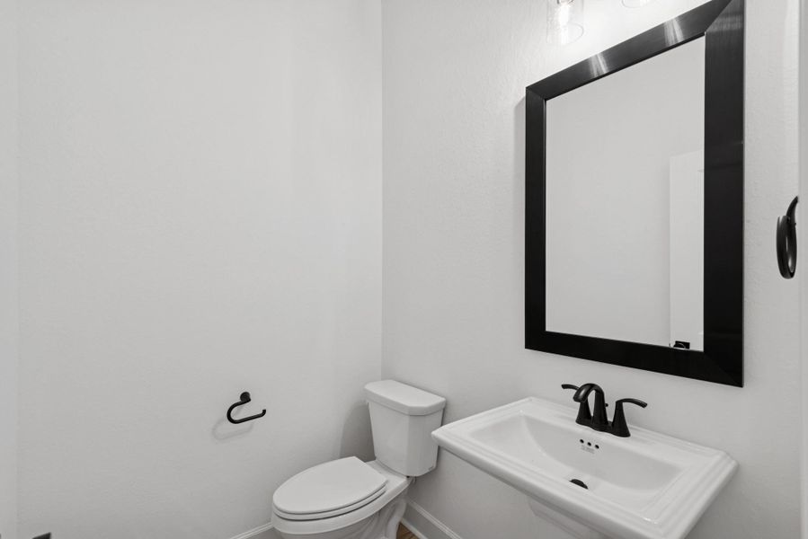 Furnished interior view inside a new home in Meridiana 55' Homesites, Manvel (Image 16).