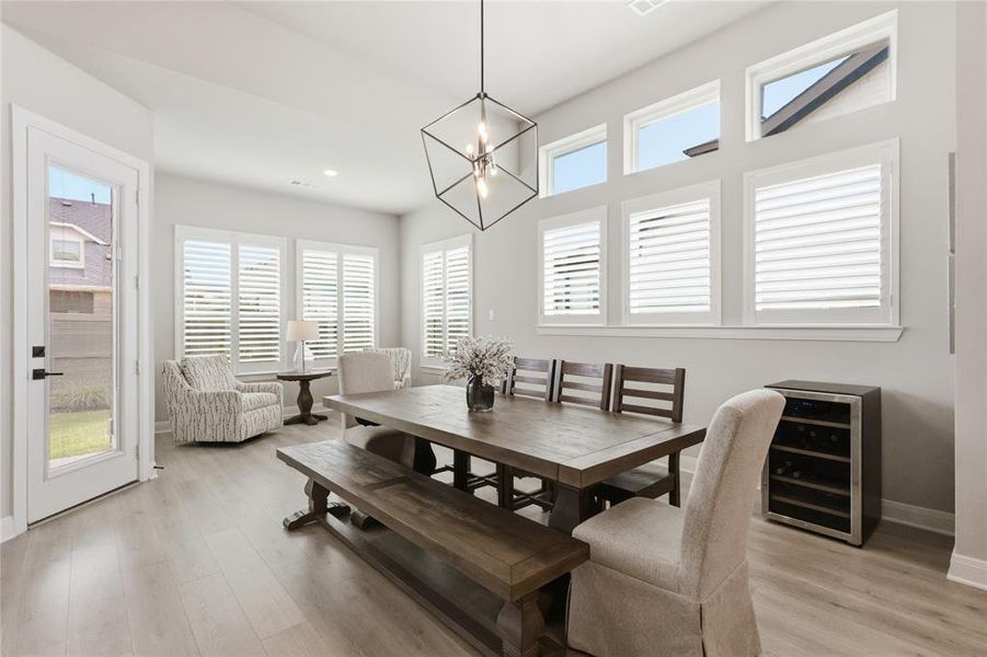 Furnished interior view inside a new home in Pecan Square – Classics, Northlake (Image 12).