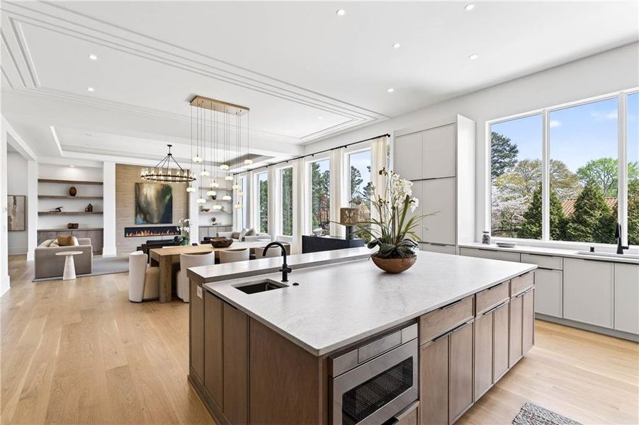 Furnished interior view inside a new home in , Marietta (Image 45).