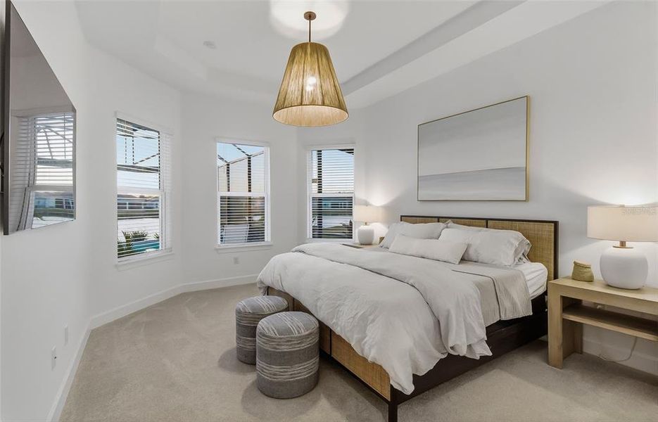 Furnished interior view inside a new home in , Palmetto (Image 7).