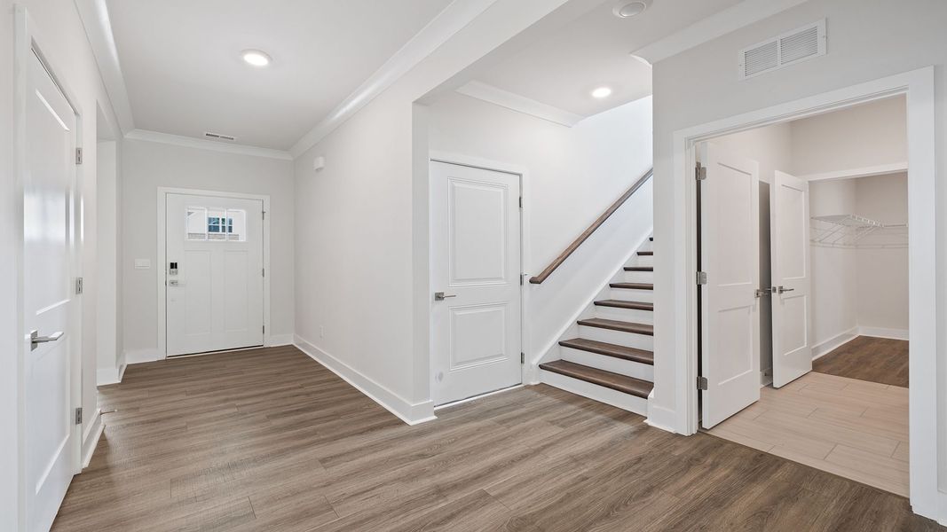 Representative unfurnished interior of a home built from the Bristol by D.R. Horton in Harrison Valley, Simpsonville (Image 18).