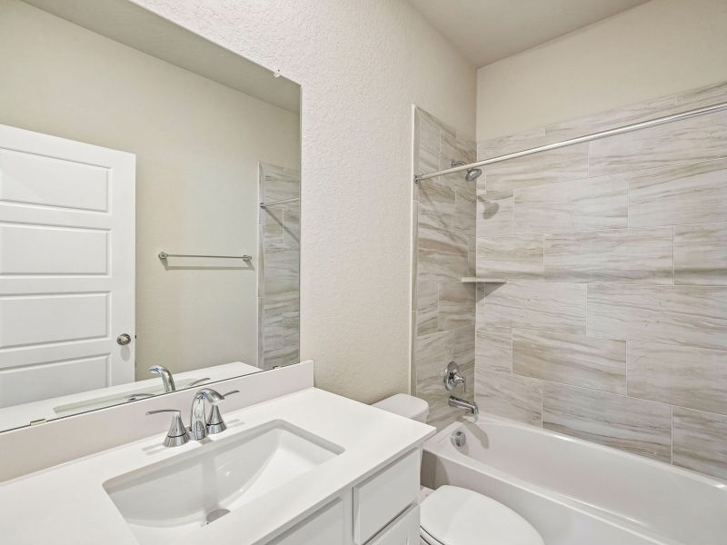 Furnished interior view inside a new home in Royal Crest, San Antonio (Image 9). Furnished interior view inside a new home in Royal Crest, San Antonio (Image 9).