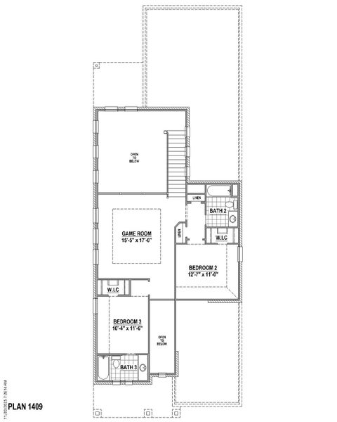Plan 1409 2nd Floor Plan 1409 2nd Floor