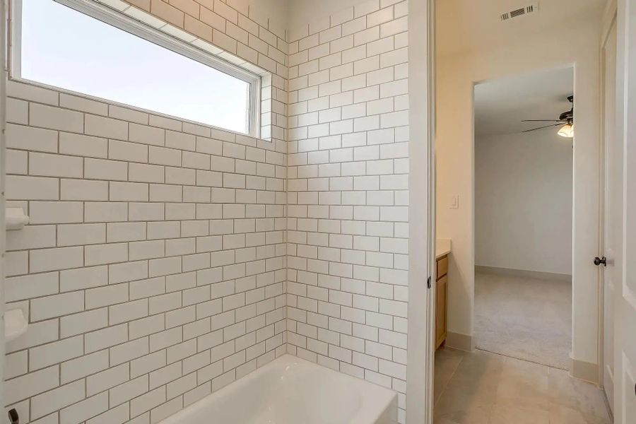 Representative furnished interior of a home built from the The Carley by Elmwood Custom Homes in Byrum Ranch, Maypearl (Image 19).