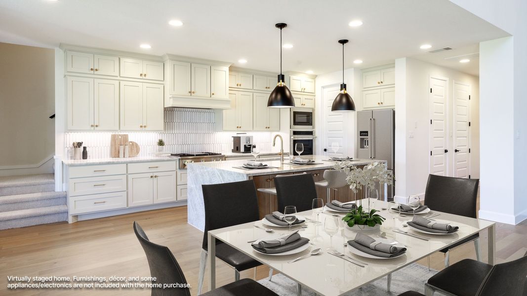 Furnished interior view inside a new home in Santa Rita Ranch - Tierra Rosa, Liberty Hill (Image 3).