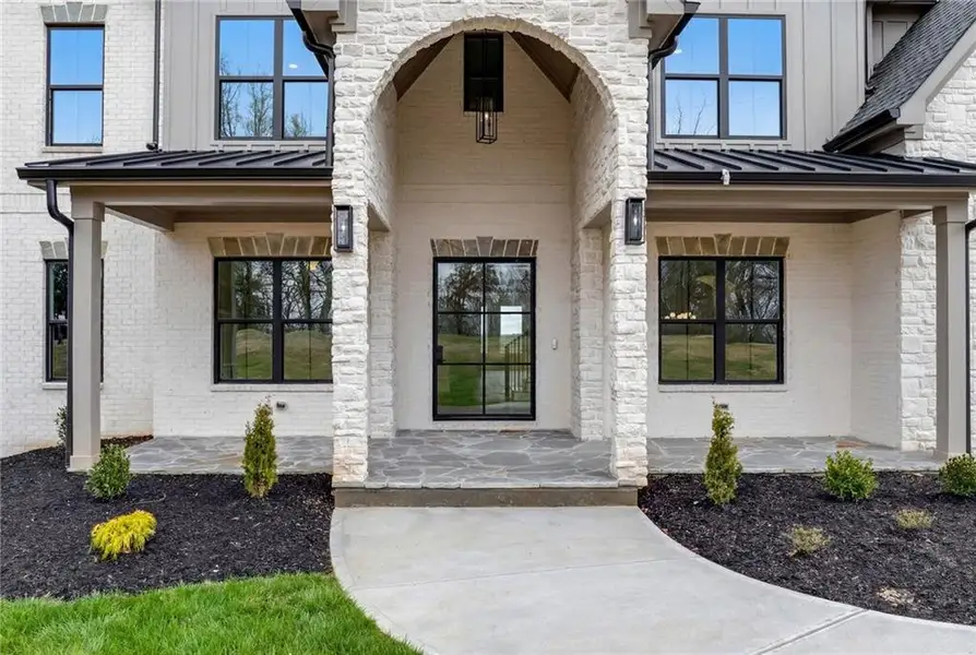 Exterior details and patio area of a home in , Buford (Image 4).