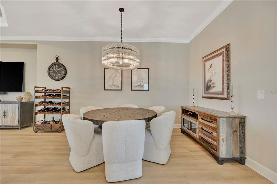 Furnished interior view inside a new home in , Palmetto (Image 37).