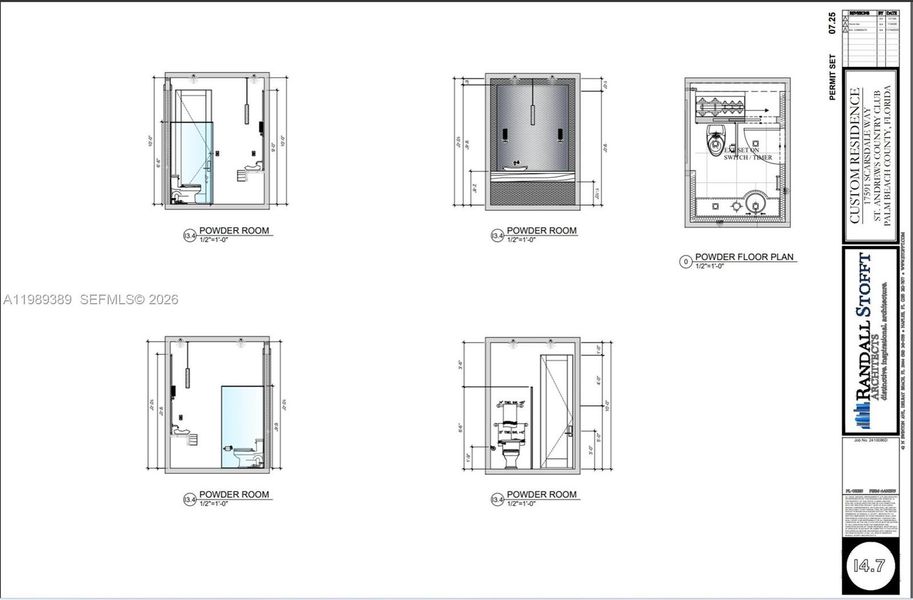 2D floor plan layout of this home in , Boca Raton, FL (Image 13).