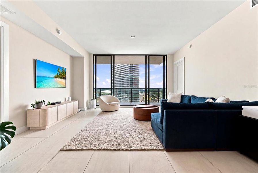 Furnished interior view inside a new home in , St. Petersburg (Image 21).