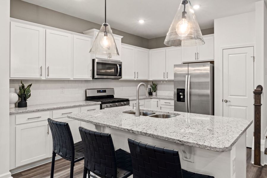 Representative furnished interior of a home built from the Hayden by Pulte Homes in Sedgefield Green, Greensboro (Image 9).