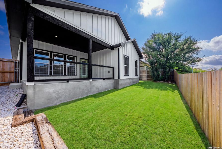 Exterior details and patio area of a home in , Kerrville (Image 4). Exterior details and patio area of a home in , Kerrville (Image 4).