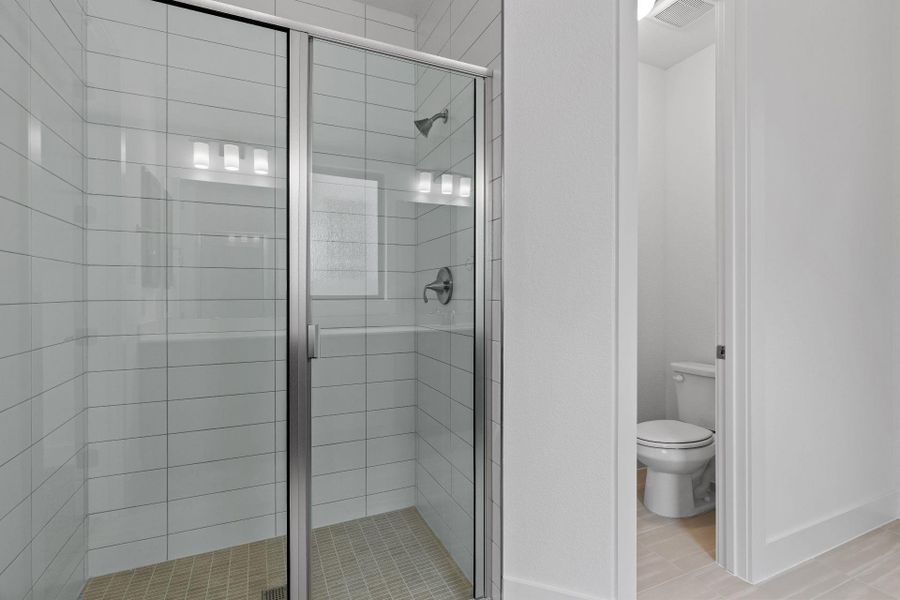 Walk-in shower in Primary Bath Walk-in shower in Primary Bath