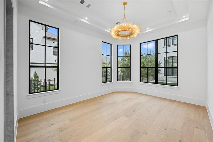 Spacious, unfurnished interior of a new home in Fields, Frisco (Image 23). Spacious, unfurnished interior of a new home in Fields, Frisco (Image 23).