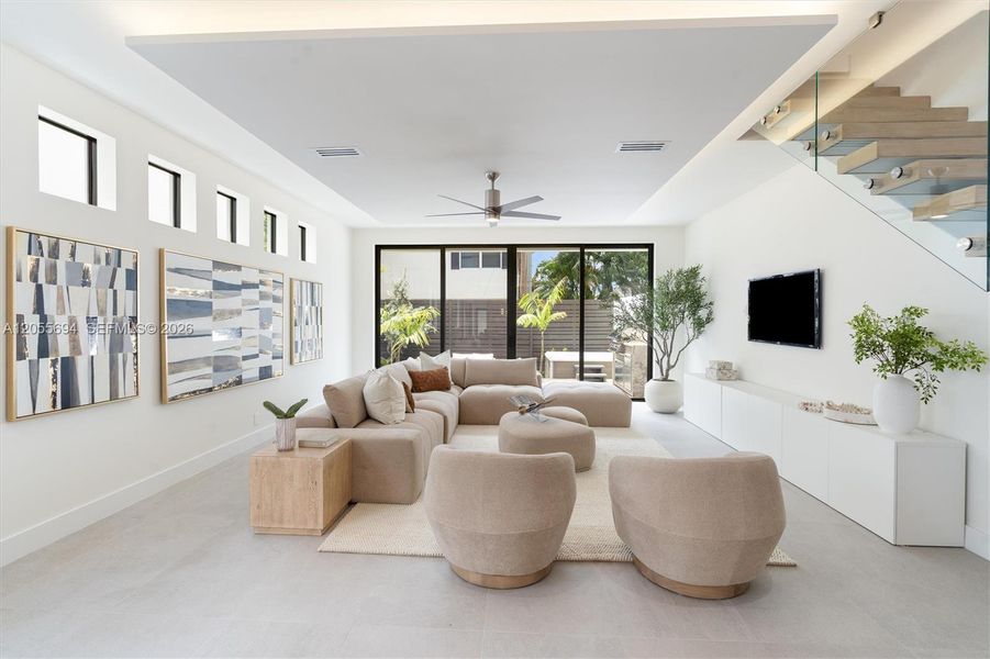Furnished interior view inside a new home in , Fort Lauderdale (Image 48).