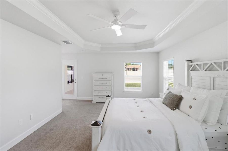 Furnished interior view inside a new home in Orange Blossom Hills, Summerfield (Image 11). Furnished interior view inside a new home in Orange Blossom Hills, Summerfield (Image 11).